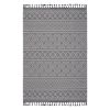 NAAR Guros Collection 5X7 Grey/White /Geometric Indoor/Outdoor Area Rug