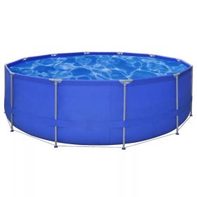 Above Ground Swimming Pool Steel Frame Round 15' x 4'