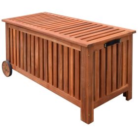 Patio Storage Box 46"x20"x23" Wood