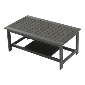 HIPS All-Weather Coffee Table, Outdoor / Indoor Use, Grey