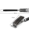 BBQ Stainless Steel Grill Barbecue Kit Cleaning Brush