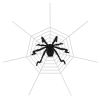 Halloween Decorations Spider Outdoor 59inch Halloween Spider with 126 inch Tarantula Mega Spider Web Hairy Poseable Scary Spider