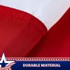 2 Pack USA Pleated Fan Flag 3x6 Feet American USA Bunting Decoration Flags PRINTED Patriotic Stars & Stripes with Canvas Header and Brass Grommets