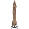 Outdoor Umbrella with Portable Base Taupe