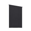 4.2'x9.1'ft Outdoor Storage Shed - Dark Gray