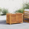 Garden Storage Box with Louver 35.4"x19.7"x22" Solid Wood Acacia