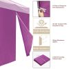 10x10ft EZ Canopy Gazebo Zipper Side Wall/Purple