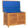 Garden Storage Box with Louver 35.4"x19.7"x22" Solid Wood Acacia