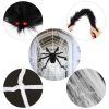 Halloween Decorations Spider Outdoor 59inch Halloween Spider with 126 inch Tarantula Mega Spider Web Hairy Poseable Scary Spider