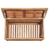 Patio Storage Box 35.4"x19.7"x22.8" Solid Teak Wood