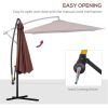 Outdoor beach umbrella/Patio Offset Umbrella (Swiship-Ship)(Prohibited by WalMart)