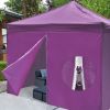 10x10ft EZ Canopy Gazebo Zipper Side Wall/Purple