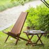 Folding wood chair