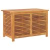 Garden Storage Box with Louver 35.4"x19.7"x22" Solid Wood Acacia