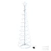 5 Ft Lighted Spiral Christmas Tree Light Cool White 182 LED Outdoor Yard Decor