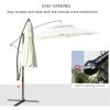 Outdoor beach umbrella/Cantilever Umbrella (Swiship-Ship)(Prohibited by WalMart)