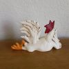 1pc Rooster Resin Statue, Roosters Ornaments, Poultry Models, Resin Crafts For Farmhouse Style Garden Yard Outdoor Decorations