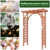 Garden Archway Arch Lattice Trellis Pergola for Climbing Plants and Outdoor Wedding Bridal Decor