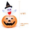 5 Feet Halloween Blow-up Inflatable Ghost with LED Bulb