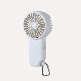 1pc Portable Mini Fan; USB Charging Small Fan; Pocket Fan For Home Office Indoor Outdoor (Color: White)