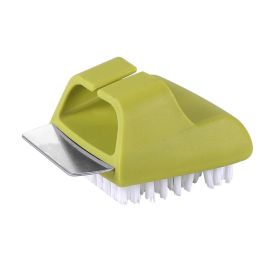 1pc Grill Cleaning Brush; Scraper For Cleaning; Kitchen Tools (Color: GREEN)