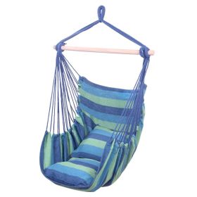 Outdoor Leisure Courtyard Hanging Chairs (Color: Blue)