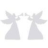 2pcs 36in PVC Angel Garden Angel Decoration White