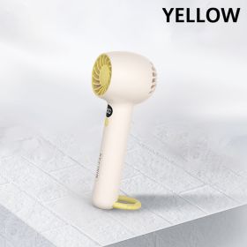 2023 koolmaax new fashion portable small fan, cool essential! In summer, bring mini fans to enjoy the cool breeze at any time, indoor and outdoor (Color: yellow)