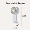 1pc Portable Mini Fan; USB Charging Small Fan; Pocket Fan For Home Office Indoor Outdoor