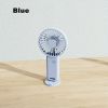 1pc Portable USB Chargeable Mini Fan; Handheld Fans With Base For Desktop; Outdoor Hand Hold Fan With Phone Holder