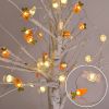 Crab Decor; 1 Roll Of Easter Decor Bunny String Lights Battery Operated; Rabbit Lights For Bedroom Birthday Easter Decorations Outdoor Indoor