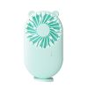 Summer 1pc Cute Portable Mini Fan Handheld USB Chargeable Desktop Fans 3 Mode Adjustable Summer Cooler For Outdoor Travel Office