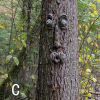 Resin Old Man Tree Hugger Bark Ghost Face Decoration Funny Tree Face Décor For Outdoor Yard Easter