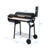 Outdoor Party Backyard Dinner Mobile Oil Drum Charcoal Furnace