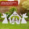 2pcs 36in PVC Angel Garden Angel Decoration White