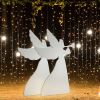 2pcs 36in PVC Angel Garden Angel Decoration White