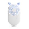 Summer 1pc Cute Portable Mini Fan Handheld USB Chargeable Desktop Fans 3 Mode Adjustable Summer Cooler For Outdoor Travel Office