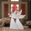 2pcs 36in PVC Angel Garden Angel Decoration White