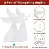 2pcs 36in PVC Angel Garden Angel Decoration White