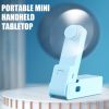 Portable Handheld Fan USB Rechargeable Personal Foldable Desktop Fans for Indoor Mini Pocket Cooler Travel Outdoor Essentials