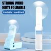 Portable Handheld Fan USB Rechargeable Personal Foldable Desktop Fans for Indoor Mini Pocket Cooler Travel Outdoor Essentials