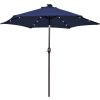 10 Feet Outdoor Patio Umbrella with Bright Solar LED Lights