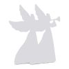 2pcs 36in PVC Angel Garden Angel Decoration White