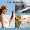 Handheld Mini Fan 3 IN 1 Hand Fan Portable USB Rechargeable Fan